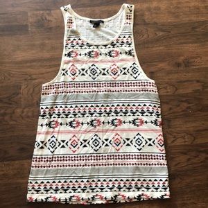Men’s Tribal Pattern Tank Top